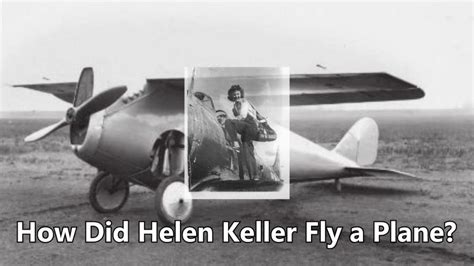 helen keller fly plane